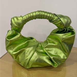 Simon Miller | Metallic Green Lopsy Bag